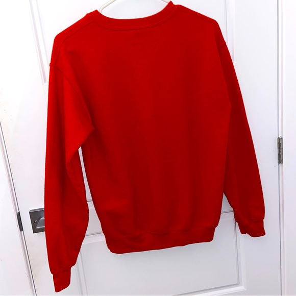 2/$50 Gildan Heavy Blend Bright Red Crewneck Sweatshirt - Picture 2 of 3